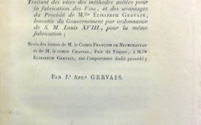 Melle Elizabeth Gervais, une femme dans les archives du vin au XIXe siècle à Montpellier